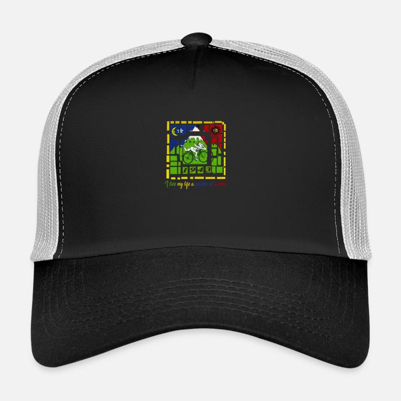 Je vis ma vie QUART À LA FOIS Casquette trucker 