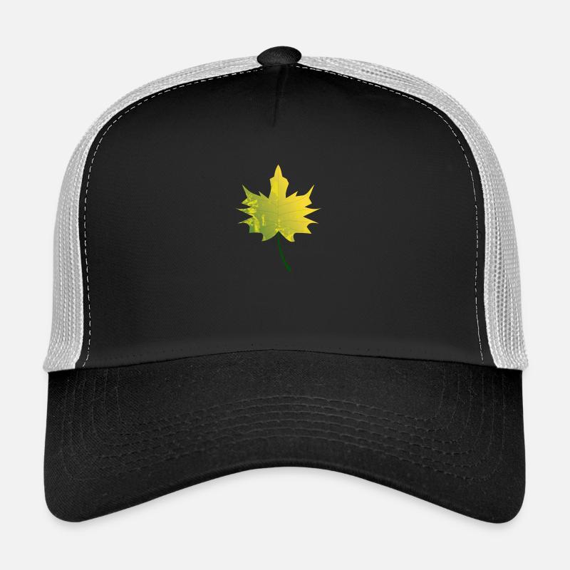 Blatt - Trucker Cap - Schwarz/Steingrau