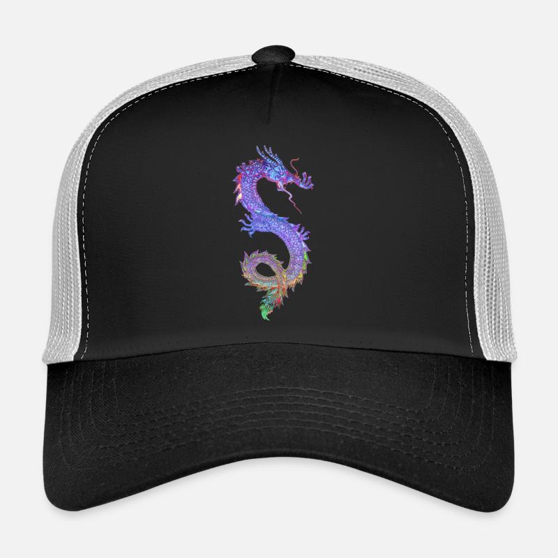 MAGIC DRAGON - Trucker Cap - Schwarz/Steingrau