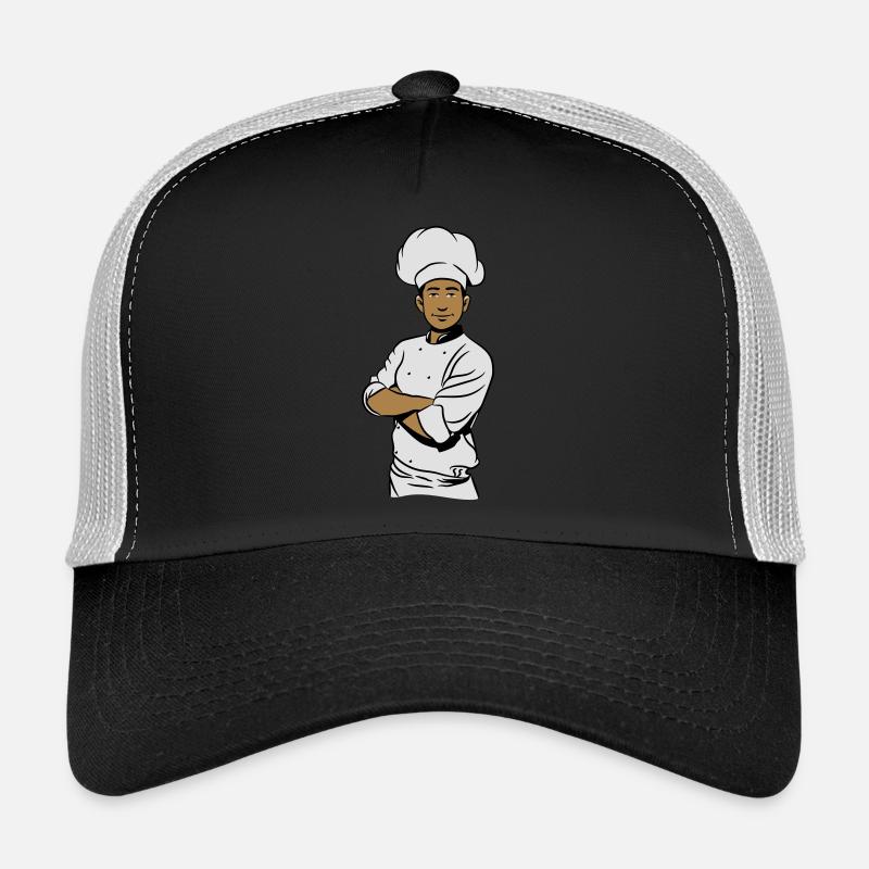 kochen koch kochmütze jung mann Trucker Cap