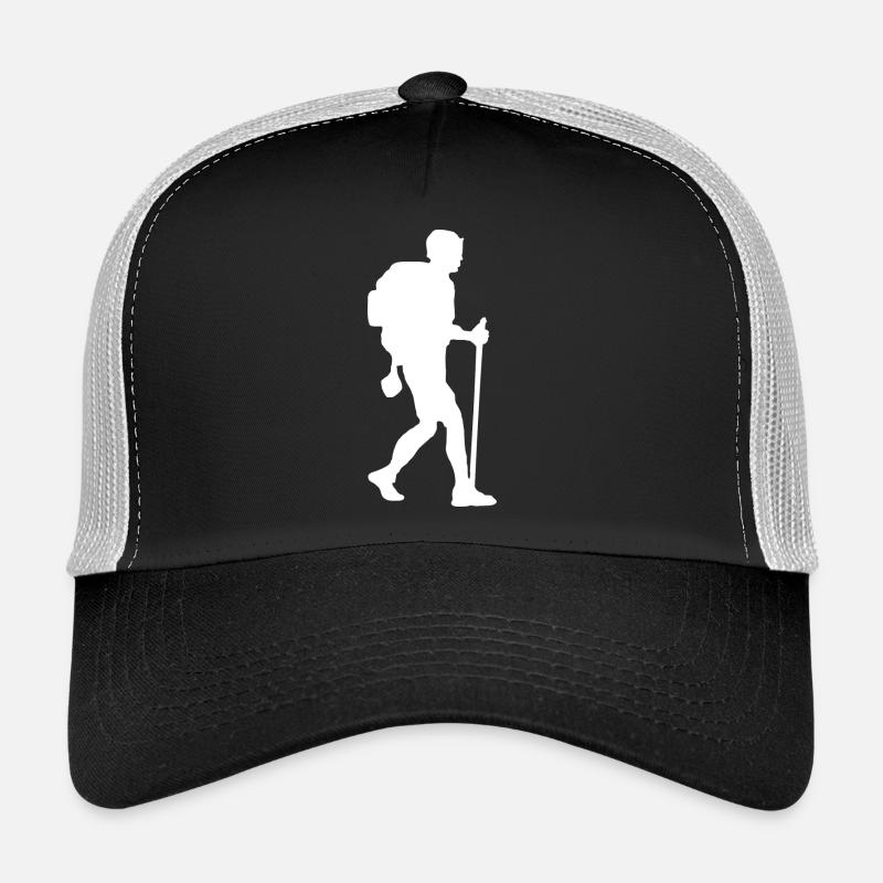 Randonneur randonneur blanc Casquette trucker 
