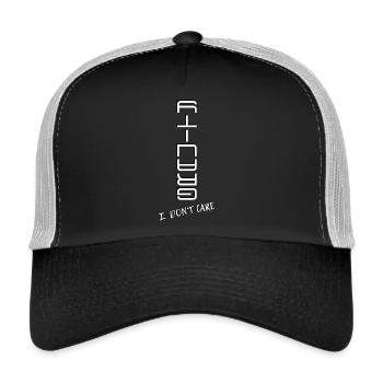 gravity - Trucker Cap - Schwarz/Steingrau - Vorne