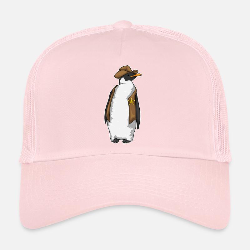 Shérif pingouin Casquette trucker 