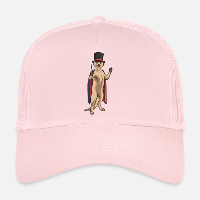 Meerkat Wizard Wand Trucker Cap