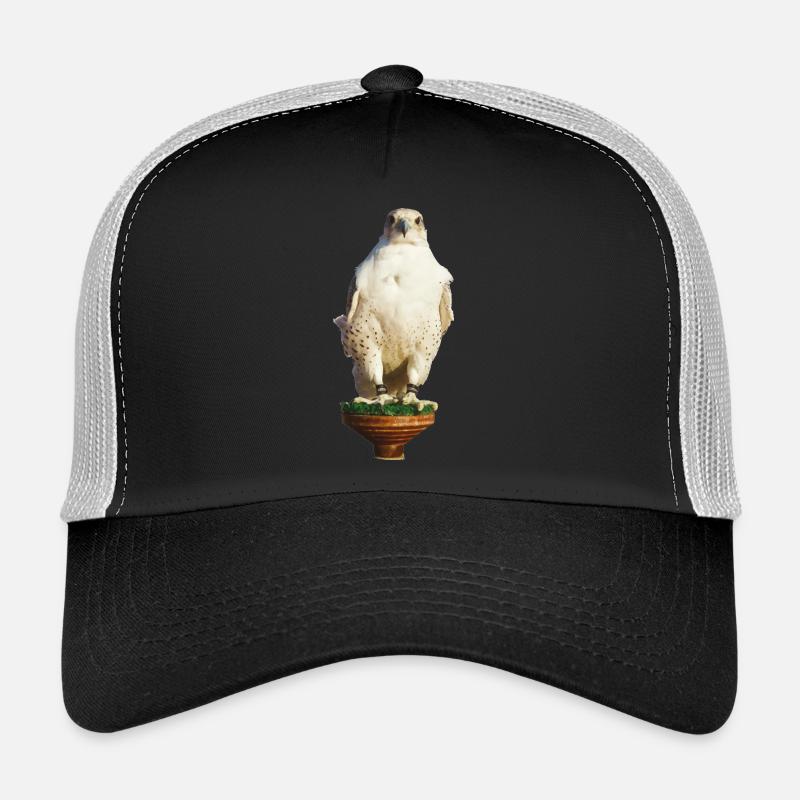 Schöner weißer Gyrfalco Trucker Cap