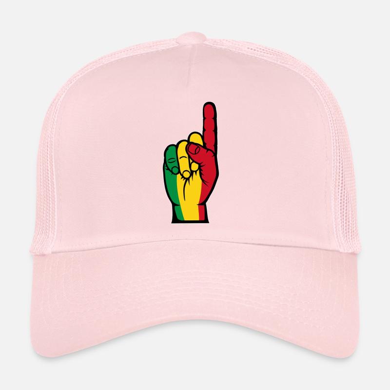 Drapeau du Mali numéro 1 Casquette trucker 