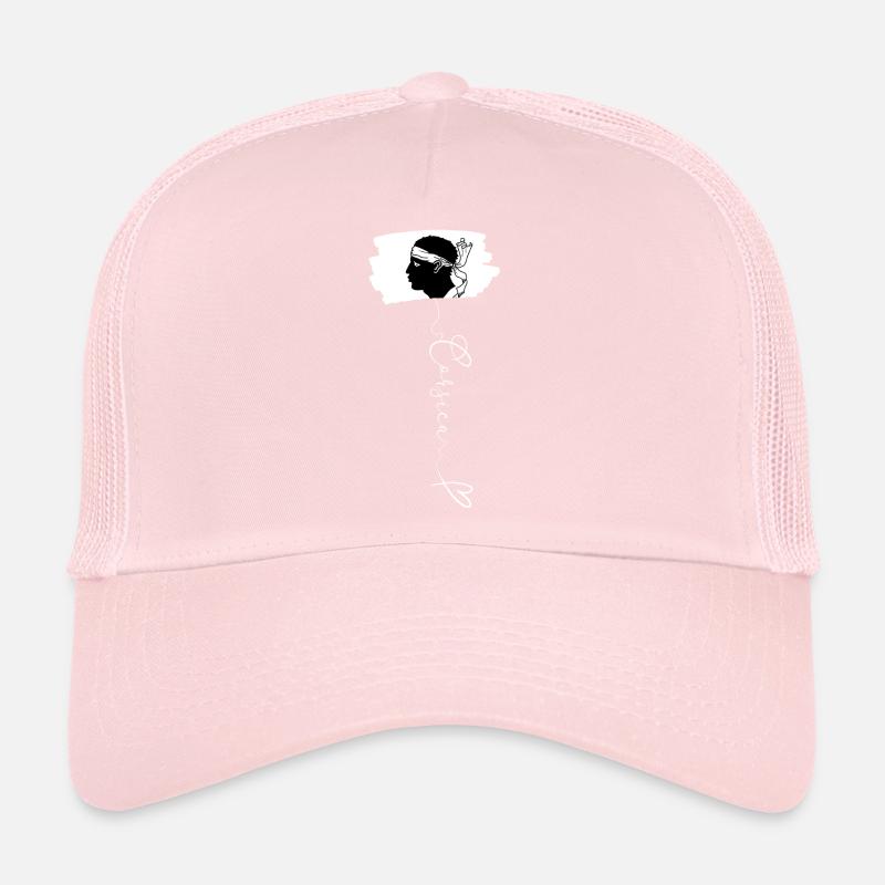 Drapeau Corse Tête de Maure Pascal Paoli Symbole Casquette trucker 