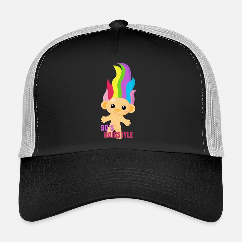 90s Hairstyle - Troll Nostalgia 90s Trucker Cap