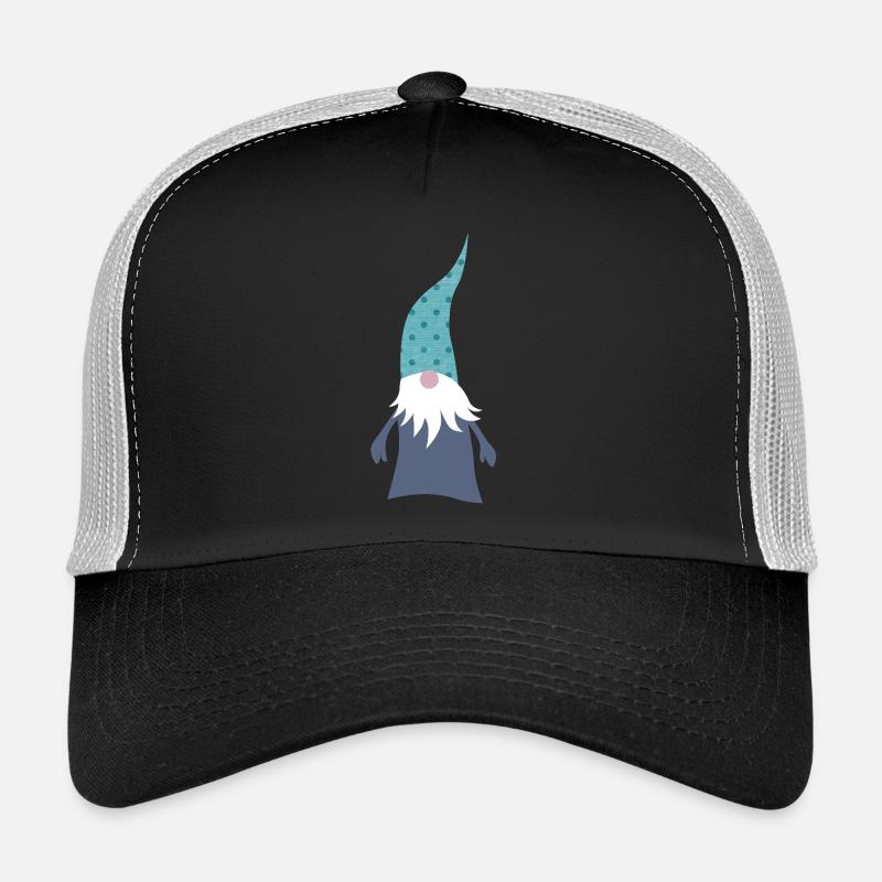 Gnome Dots Points Woodland Gnome Nursery de Noël Casquette trucker 