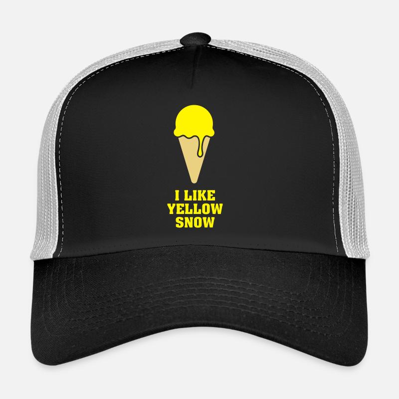 Yellow Snow Ice / béjaune Crème Glacée No.1 Casquette trucker 
