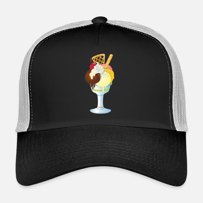 crème glacée Casquette trucker 