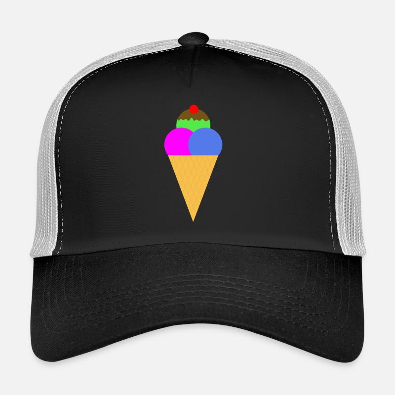 Crème glacée - gelato Casquette trucker 