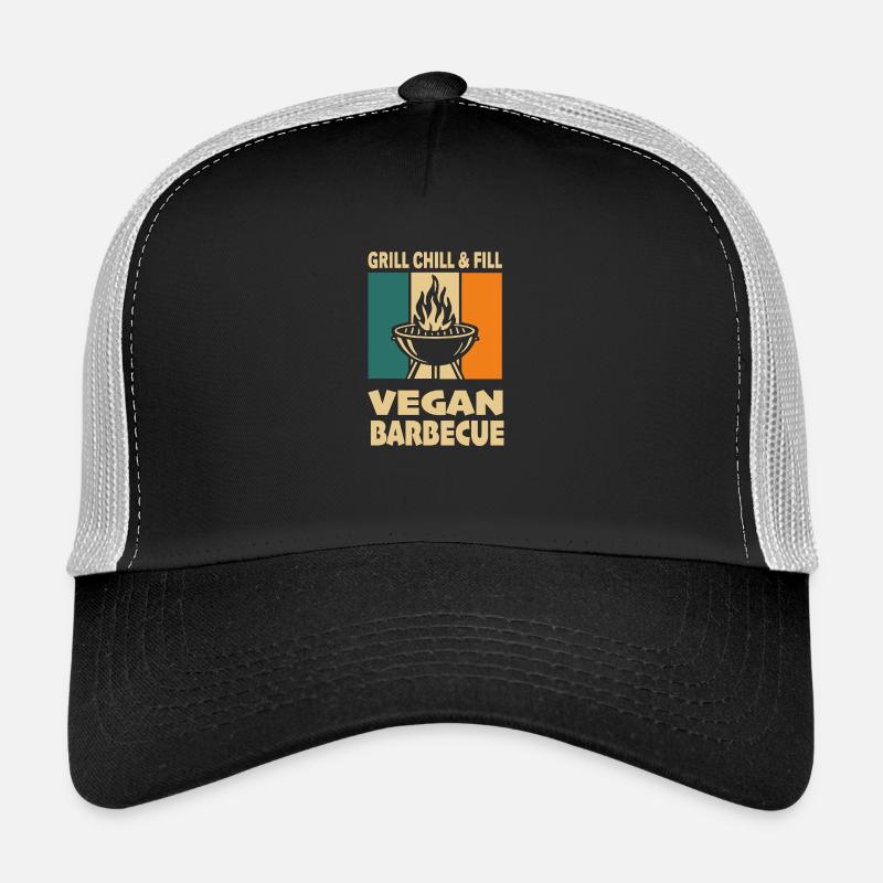 Be Vegan - Trucker Cap - Schwarz/Steingrau