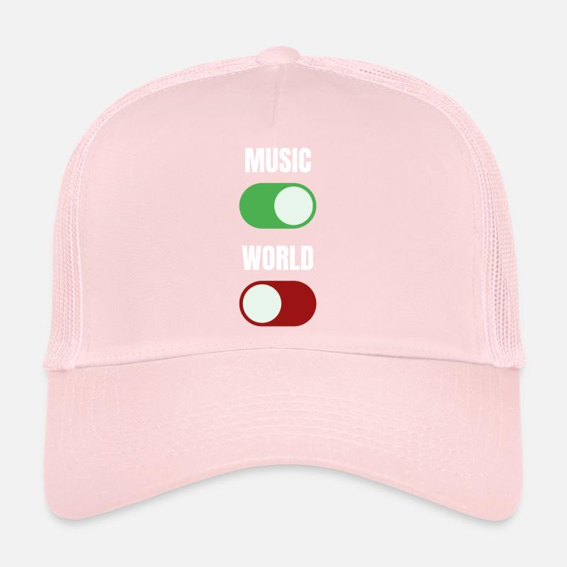 Music On World Off Casquette trucker 