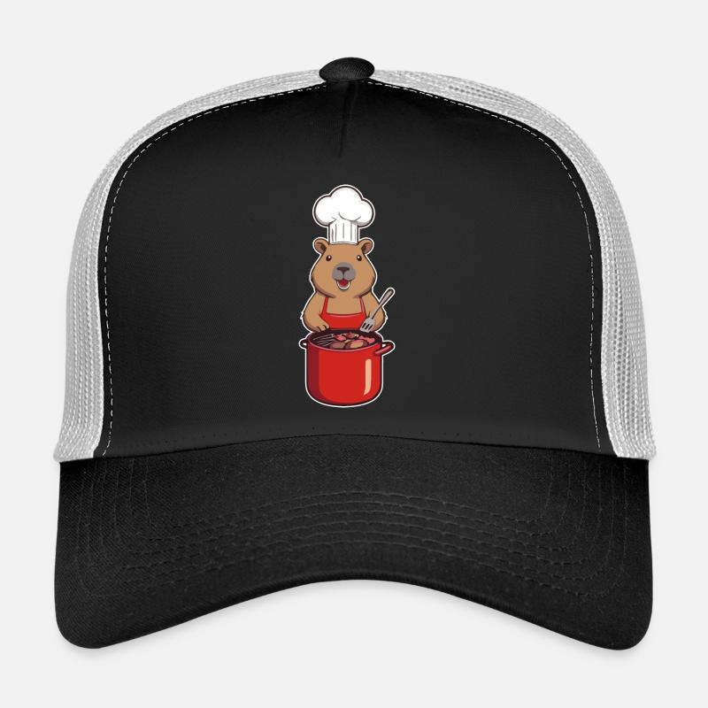 Capybara Cook Trucker Cap