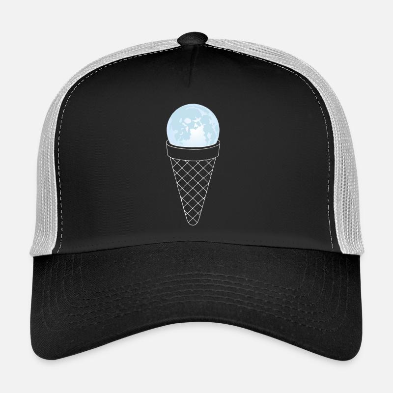 Eis vom Mond - Trucker Cap - Schwarz/Steingrau