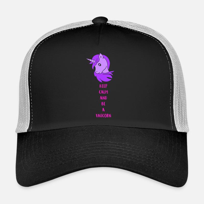 Licorne Restez calme Casquette trucker 