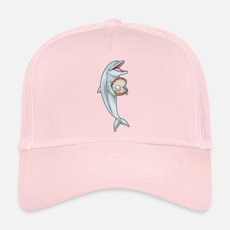 Dolphin Pearl Trucker Cap