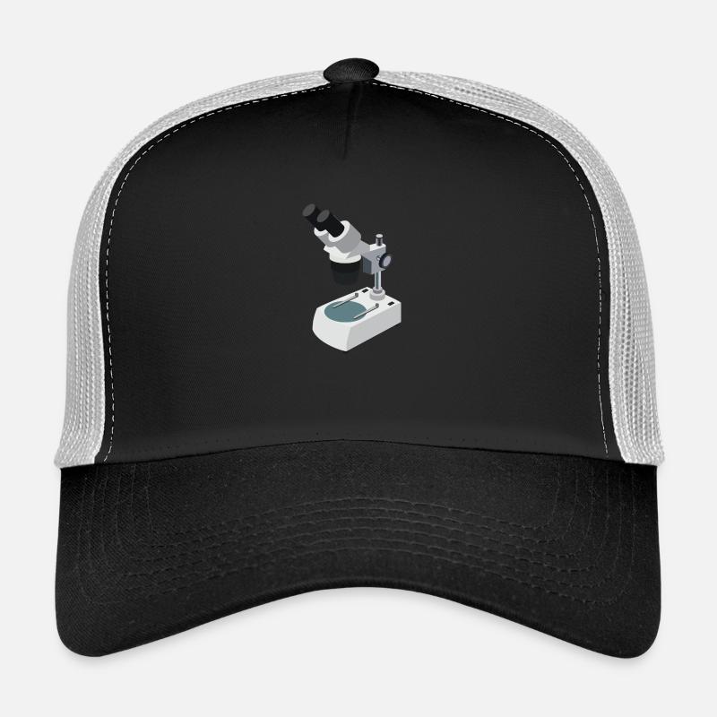Mikroskop - Trucker Cap - Schwarz/Steingrau