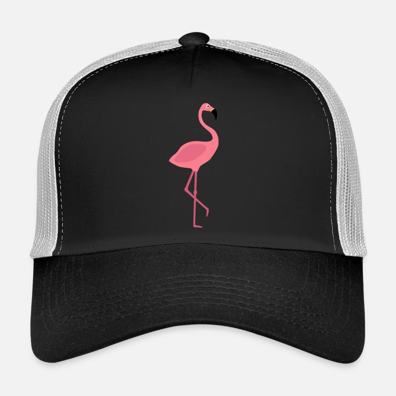 flamant - Casquette trucker  - noir/gris pierre