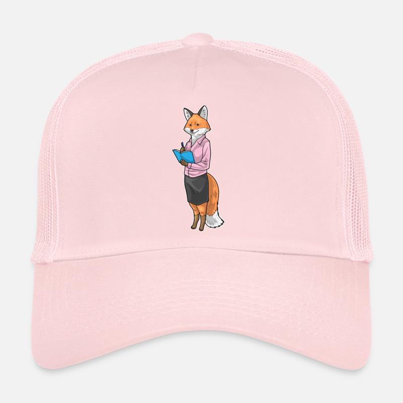 Fox Secretary Notebook Office Trucker Cap