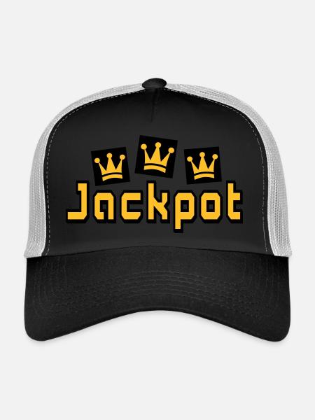 jackpot - Trucker Cap - Schwarz/Steingrau - Vorne