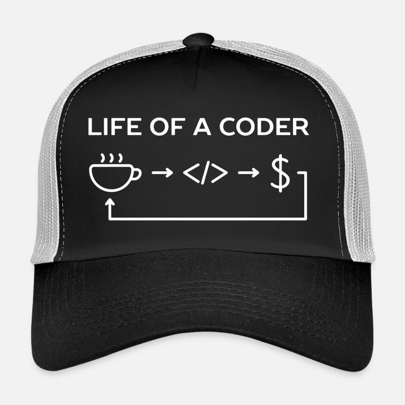 Programmierer-Leben eines Codier-Hemdes Trucker Cap