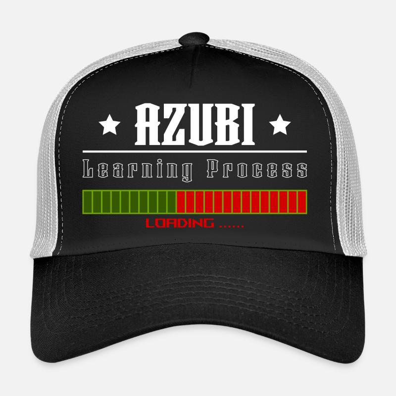 AZUBI learning process loading tshirt - Trucker Cap - Schwarz/Steingrau