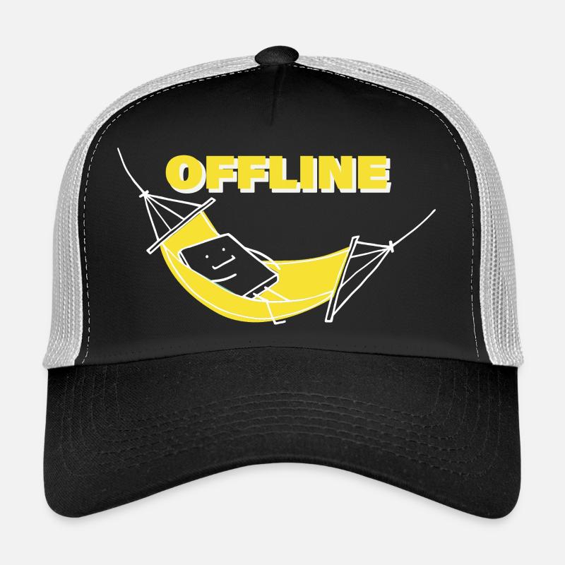 OFFLINE - Trucker Cap - Schwarz/Steingrau