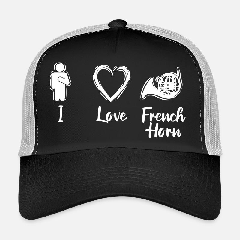 J’aime le cor français Casquette trucker 