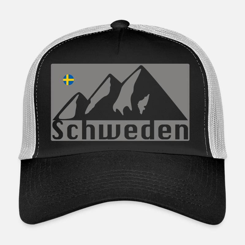 Wir lieben Schweden - Trucker Cap - Schwarz/Steingrau