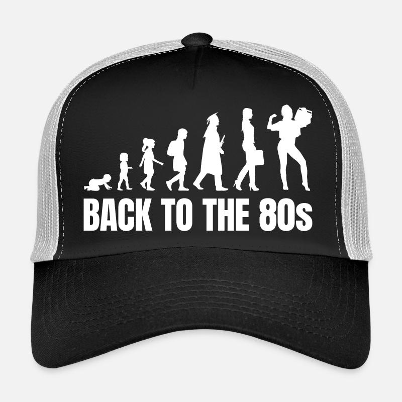 80er Mädchen bis Erwachsene Trucker Cap