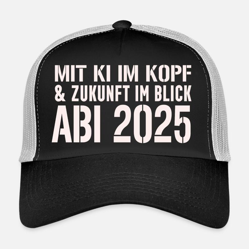 Abi KI 2025 - Trucker Cap - Schwarz/Steingrau