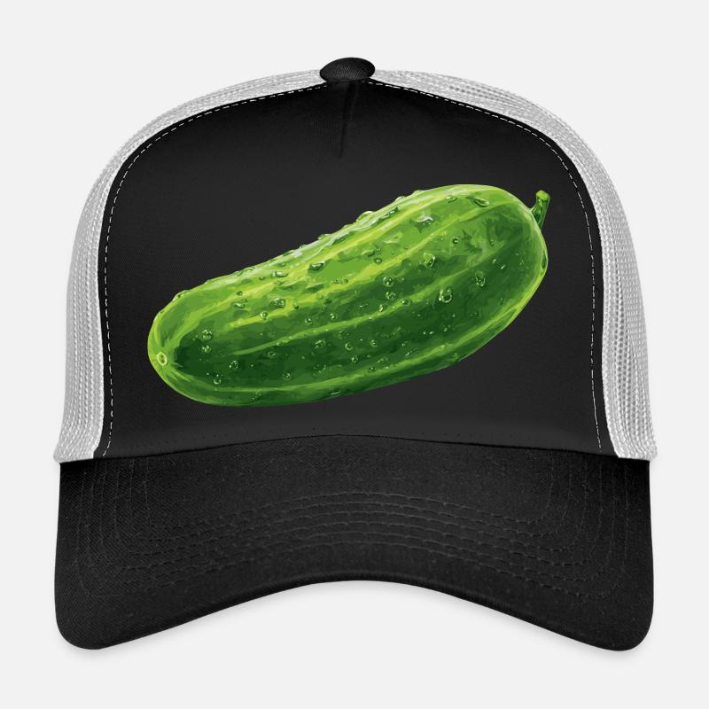 Gurke - Trucker Cap - Schwarz/Steingrau