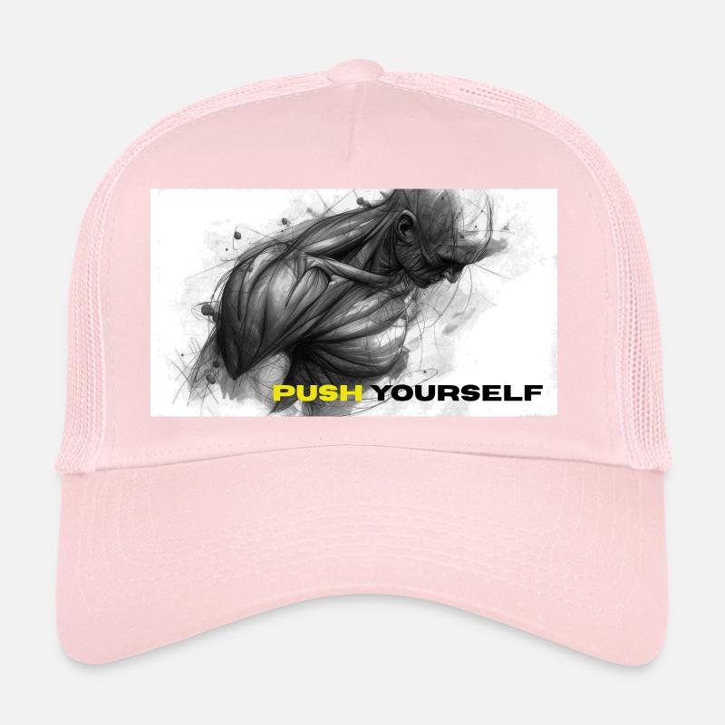 Illustration de forte auto-motivation Casquette trucker 