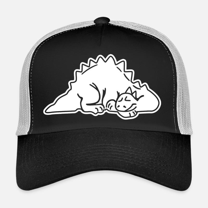 Schlafender Dino Dino, Dinosaurier, Saurier, Echse Trucker Cap