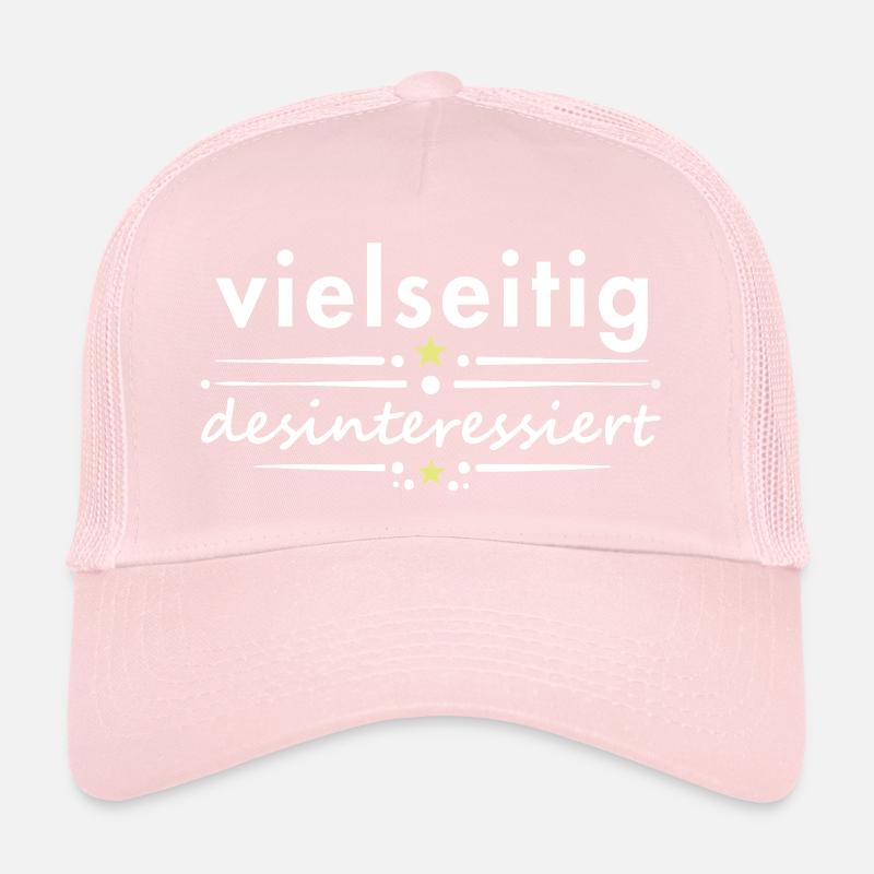 Multiforme, désintéressé, parole, sarcasme, ironie Casquette trucker 