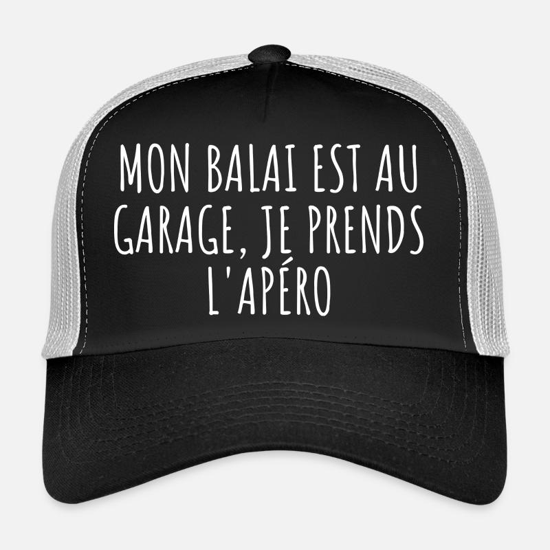 French Halloween - Witch Aperitif Humor Trucker Cap