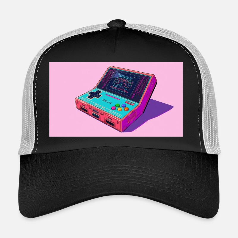 Console fraîche - Casquette trucker  - noir/gris pierre