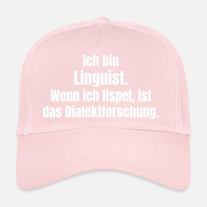 Je suis un linguiste chercheur en dialecte Casquette trucker 