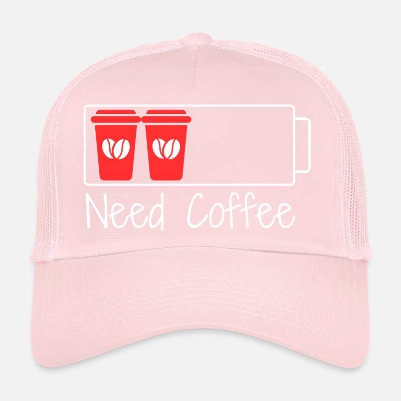 Caffeine = 100% charge Trucker Cap