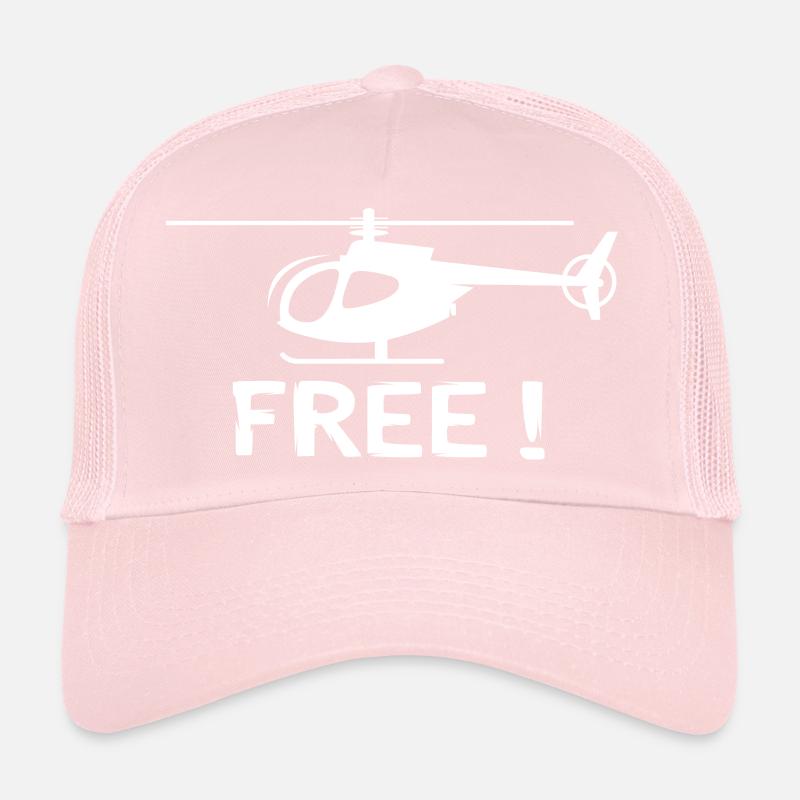 Conception d’hélicoptère – Volez librement ! Casquette trucker 