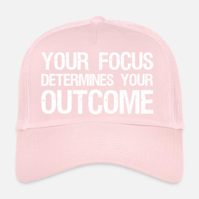 Votre concentration détermine votre résultat Casquette trucker 