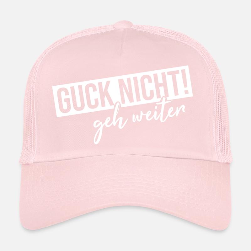 Ne regarde pas, vas-y Casquette trucker 