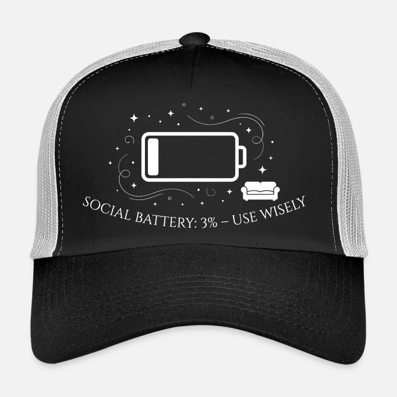 Social Battery Low Sofa Trucker Cap