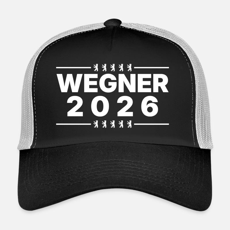 Wegner 2026 - Trucker Cap - black/stone grey