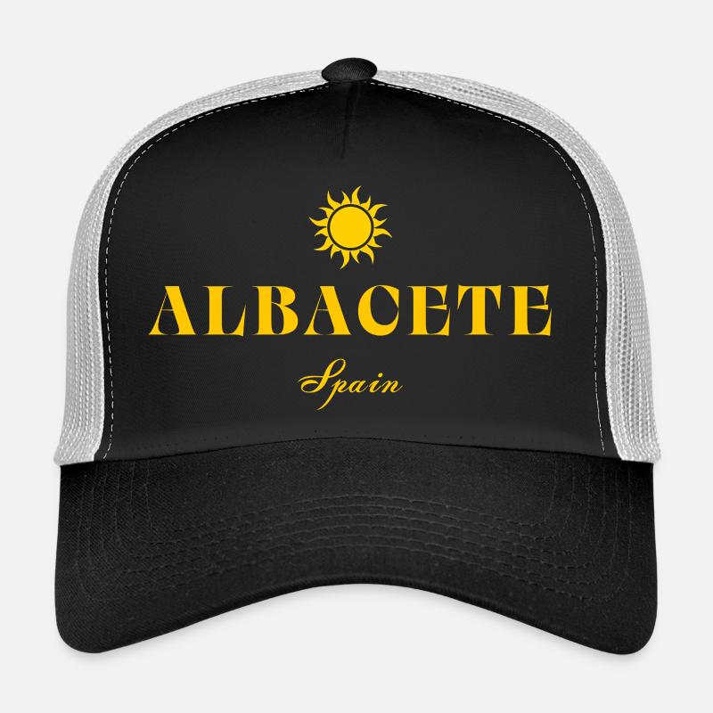 Albacete Sun Spain Logo Tee Trucker Cap