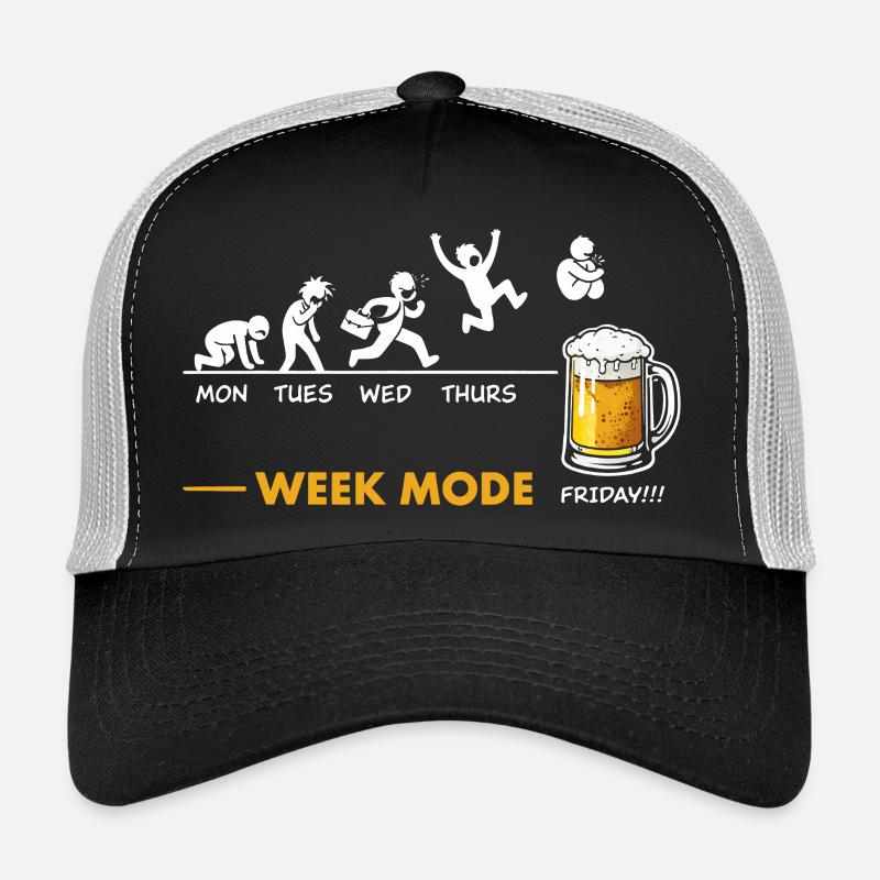 Looking forward to the weekend - beer humor Trucker Cap