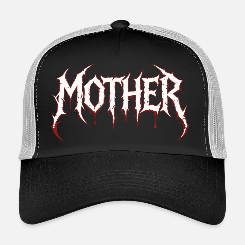 Metal Mutter Rock Musik Hardcore Mama Design Trucker Cap