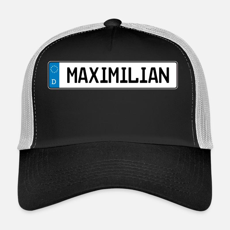 Maximilian Namensschild Geschenk Trucker Cap